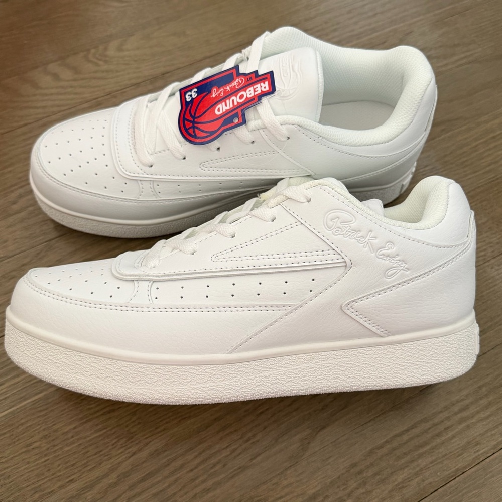 NWT Patrick Ewing 33 Rebound Low Top White Sneakers Men Size 10